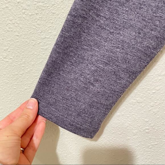 Logo Lori Goldstein Grey Open Front Cardigan Sweater Womens L Waterfall Preppy - Picture 4 of 10